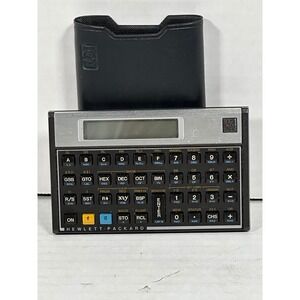 Hewlett Packard HP-16C Computer Scientist Programmable Calculator with Case